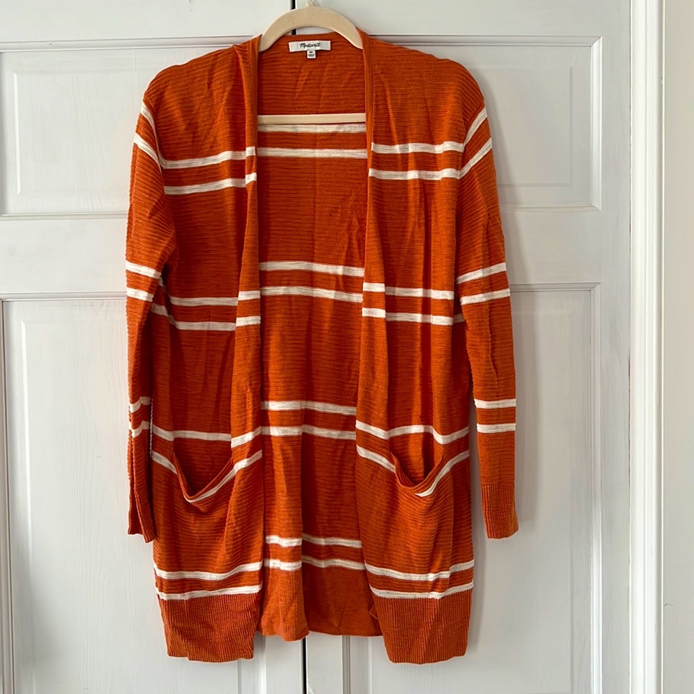 Madewell Striped Summer Cardigan XS